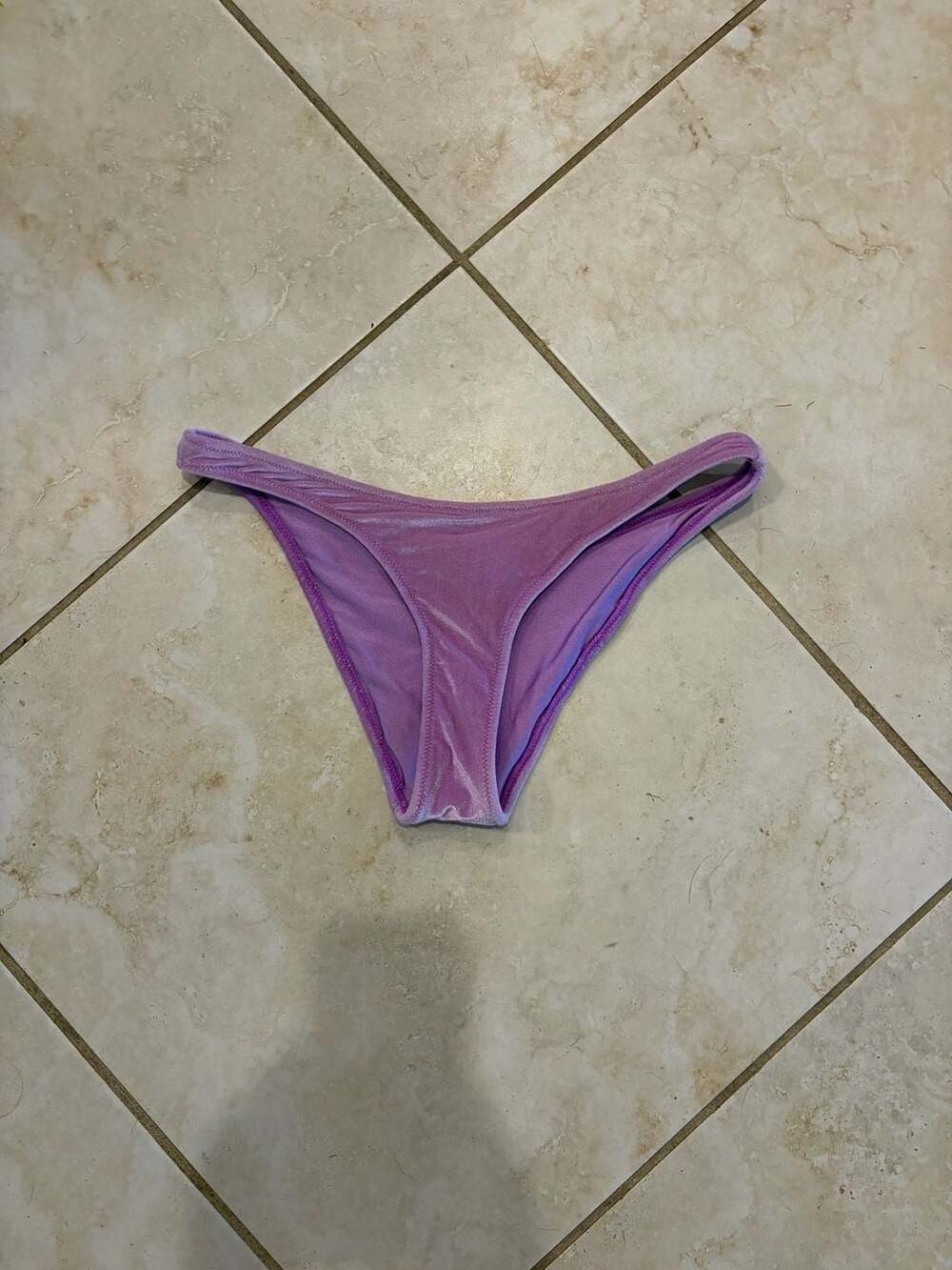 Triangl Mica Velvet Lavender Bikini Bottom
